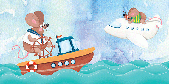 Illustration for the cover of a children's poetry book titled "Akhoo pakhoo"